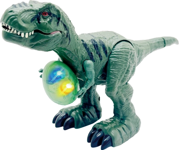 Dinozaur Tyrannosaurus rex cu lumină și sunet 30 cm