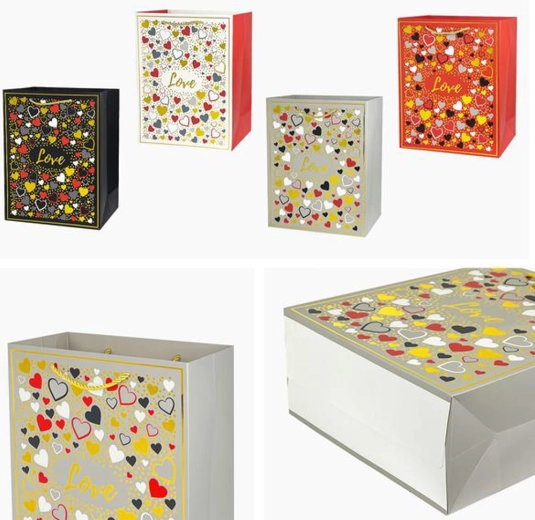 Pungă cadou 40 × 30 × 12 cm – mix de modele