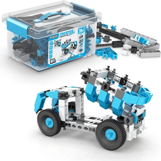 Engino Box – set de construcție cu 20 de modele pentru copii de la 7 ani