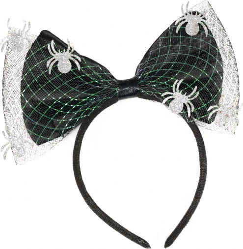 Bentiță cu fundă și păianjeni