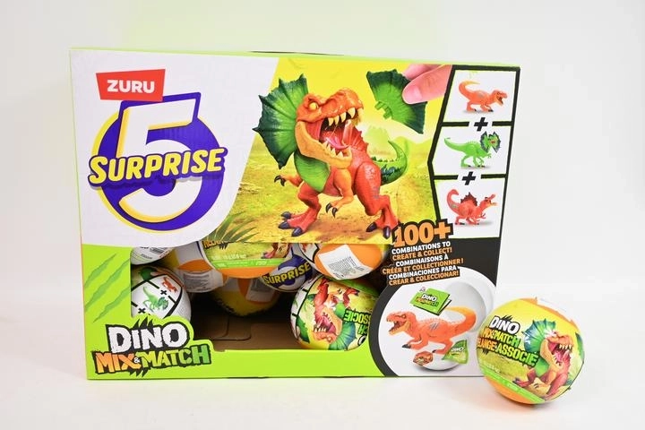 ZURU 5 Surprise Dino Mix and Match bilă surpriză