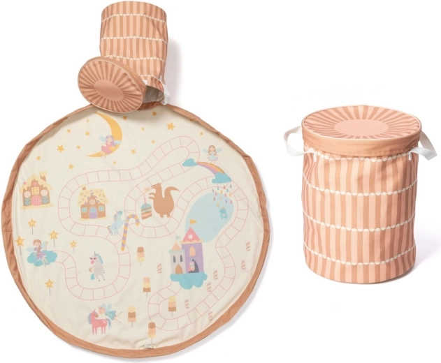 Play&Go Soo coș de jucării cu salteluță de joacă Fairyworld