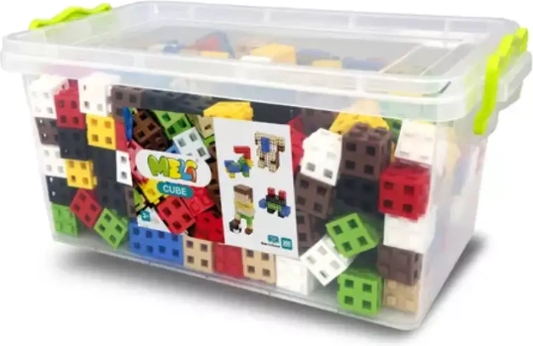 Meli Cube Edu 300 – set mare de cărămizi de construcție