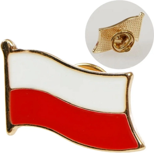 Insignă cu ac steagul Poloniei