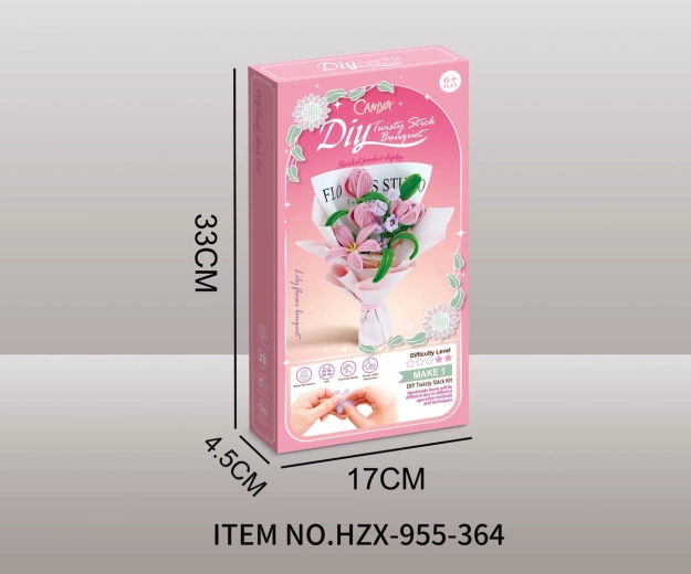 Set de flori moi – creează-ți un buchet de lalele roz