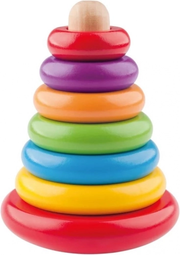 Piramidă pliabilă colorată