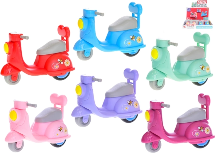 Jucărie scuter cu mecanism de întoarcere 8 cm