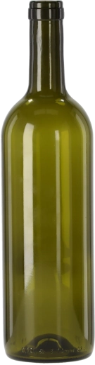Sticlă de vin din sticlă verde măsliniu 0,75 l (pachet de 8 buc.)