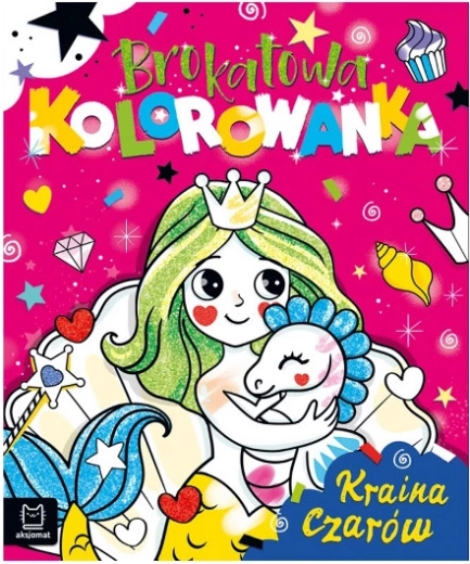 Cărți de colorat sclipitoare: Ținutul fermecat