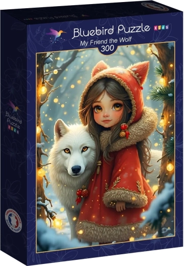 Puzzle Bluebird „prietenul meu lup” 300 de piese