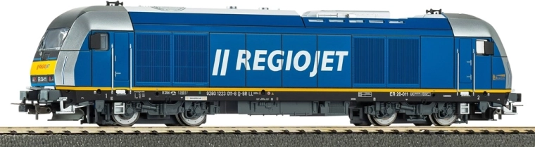 Locomotivă diesel Piko Herkules BR 223 RegioJet cu decodor de sunet, digitală