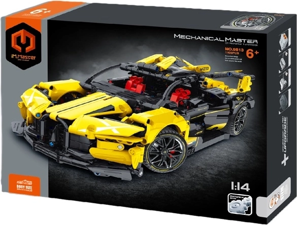 IM.Master mașină de curse galbenă 1:14 (set de construcție)