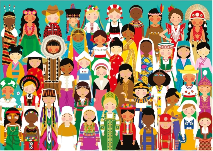 Puzzle Educa Fetele lumii 300 piese