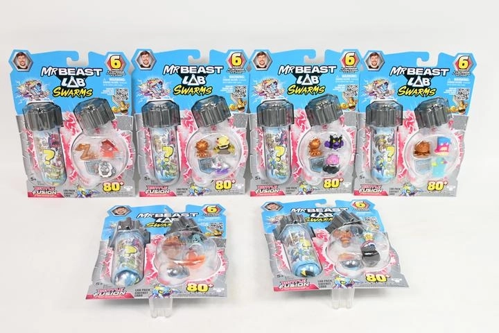 Cobi MrBeast Lab Swarms seria 4 multipack de colecție (6 pachete)
