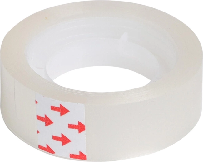 Bandă adezivă transparentă 15 mm × 20 m, pachet 5 buc
