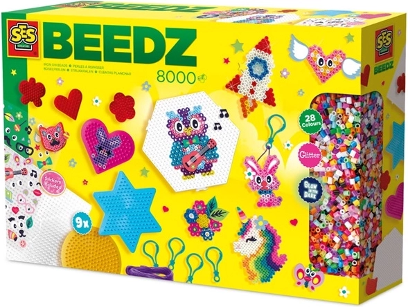 SES Creative set de mărgele de călcat cu accesorii