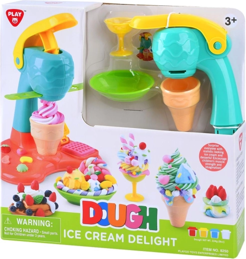 Set creativ cu plastilină Deliciul înghețatei