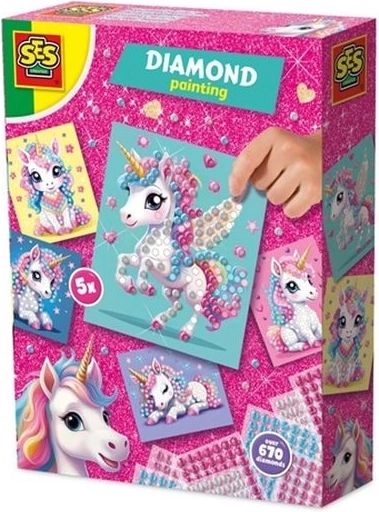 SES Unicorn – pictură cu diamante