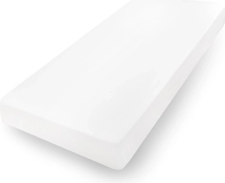 Babymatex cearșaf elastic din jerseu pentru pătuț, 60 × 120 cm, alb