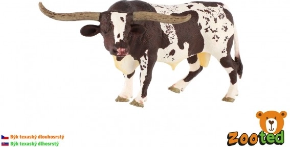 Model de taur Texan cu coarne lungi 15 cm
