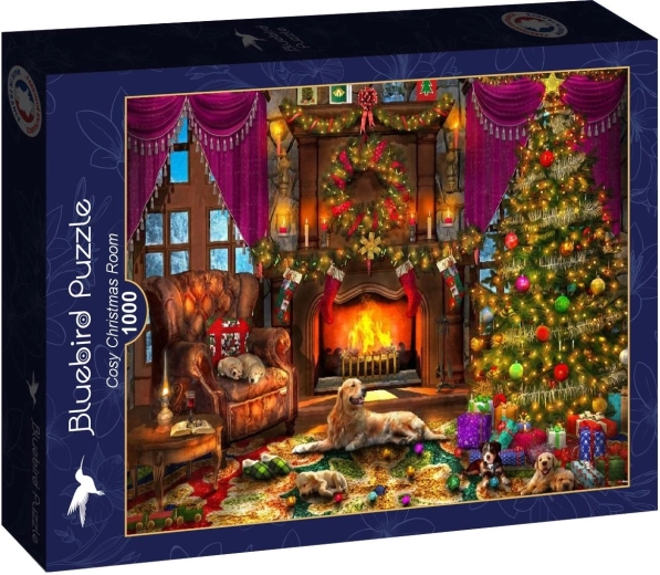 Puzzle Bluebird „Cameră de Crăciun confortabilă” 1000 de piese