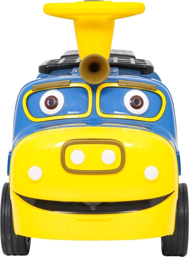 Vehicul electric Locomotiva din Stacyjkowo, albastru