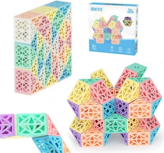 Puzzle creative decupate în cutie – 36 piese