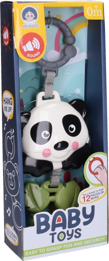 Panda muzicală de agățat 29 cm - 1 bucată