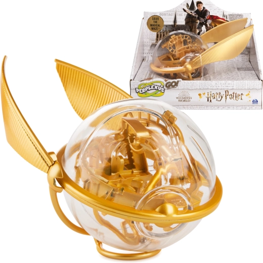 Perplexus Go! Harry Potter labirint 3D cu bile, Snitch-ul de Aur