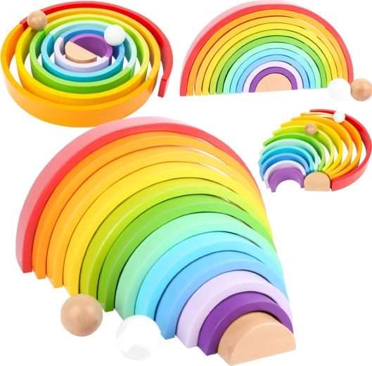 Curcubeu XL din lemn, modular, small foot
