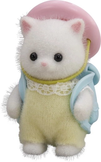 Sylvanian Families – bebeluș pisică persană cu accesorii