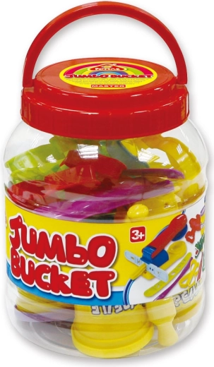 Plastilină Sparkys în găletușă, 14 culori