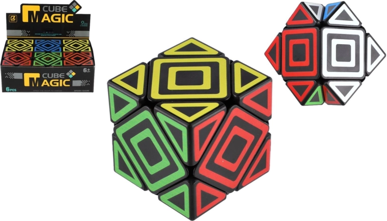 Puzzle logic din plastic, cub 5,5 cm