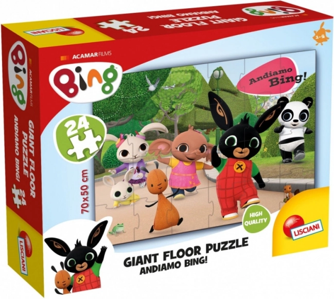 Puzzle mari de podea BING, 24 piese