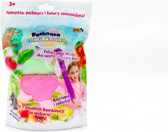 Pastă modelatoare parfumată Chmurkolina 2×30 g – mix de culori, zmeură