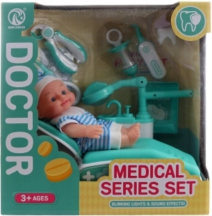 Set de dentist cu păpușă