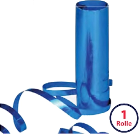 Serpentine metalice albastre 4 m - 1 bucată