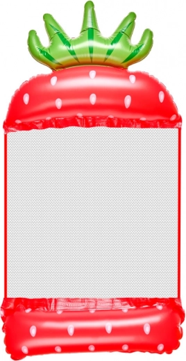 Plasă de leagăn gonflabilă pentru apă în formă de căpșună