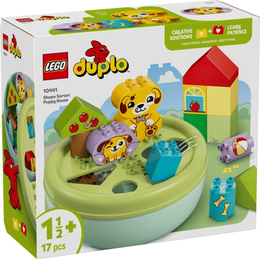 Lego duplo sortator de forme: căsuța cățeilor