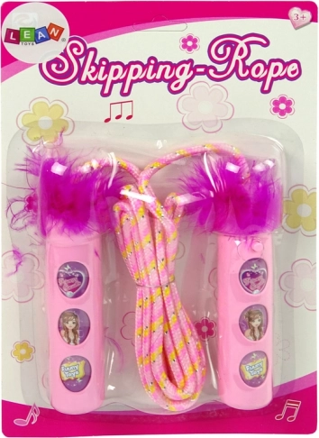 Sfoară de sărit Prințesa Roz Pluș