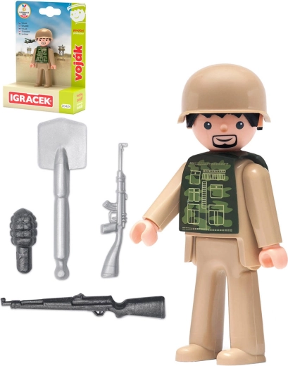 Efko Igráček soldat (profesie) set cu accesorii