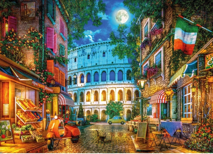 Puzzle Colosseum la lumina lunii 1000 piese GIBSONS