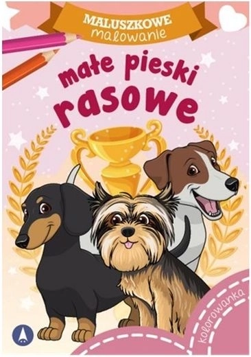 Colorat pentru cei mici: cățeluși de rasă mici