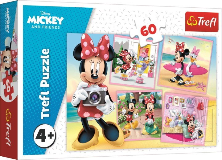 Puzzle 60 piese disney minnie – drăgălașa minnie
