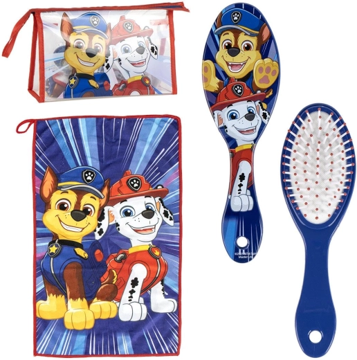 Geantă cosmetică de călătorie Paw Patrol cu accesorii
