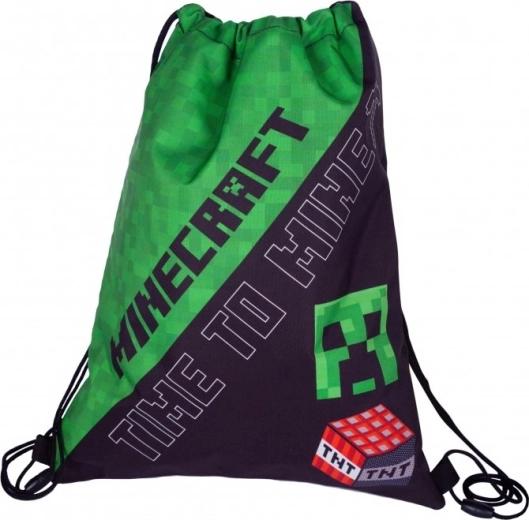 Săculeț pentru încălțăminte Minecraft Time to Mine