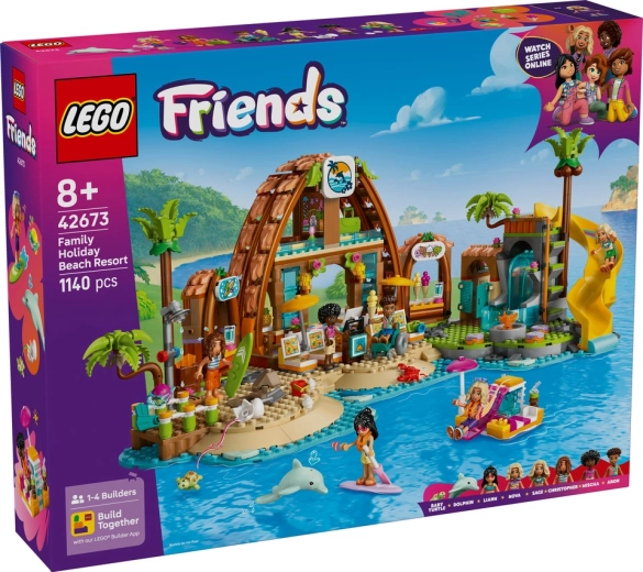 Lego Friends vacanță în familie la plajă