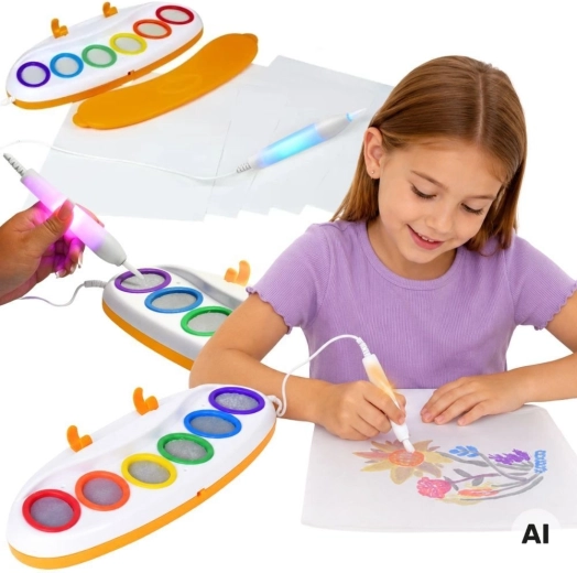 Woopie pensulă magică LED pentru pictură cu apă - 1 bucată