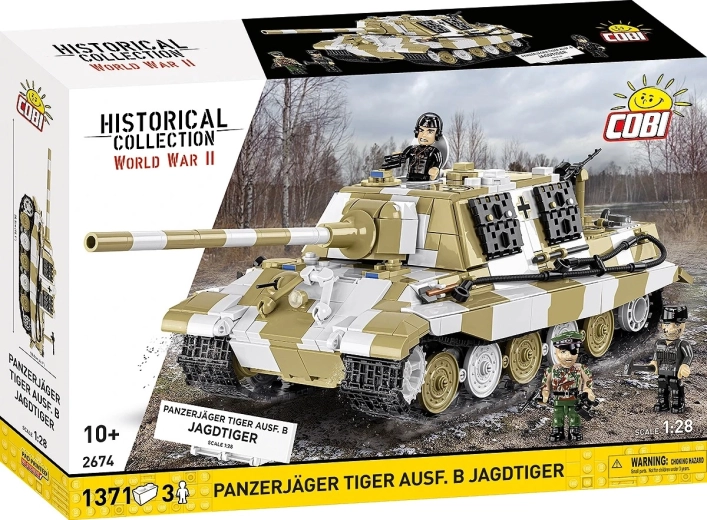 Set de construcție COBI Panzerjäger Tiger Ausf. B Jagdtiger 1:28 (1371 piese)