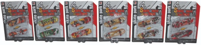 Sparkys skatepark set 2 fingerboard-uri cu accesorii